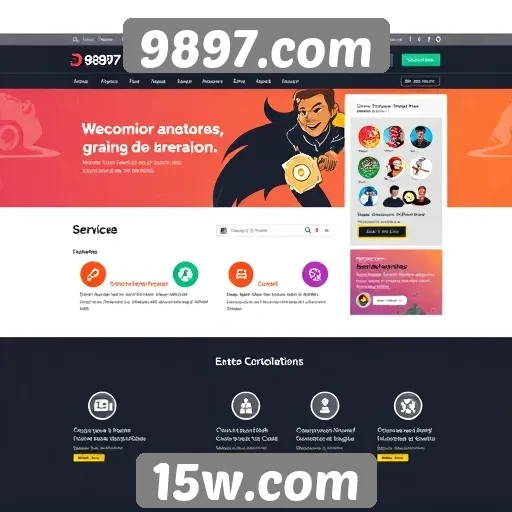 Análise da interface do usuário do site 9897.com